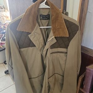 Browning Tan Jacket with Brown Quilted Accents